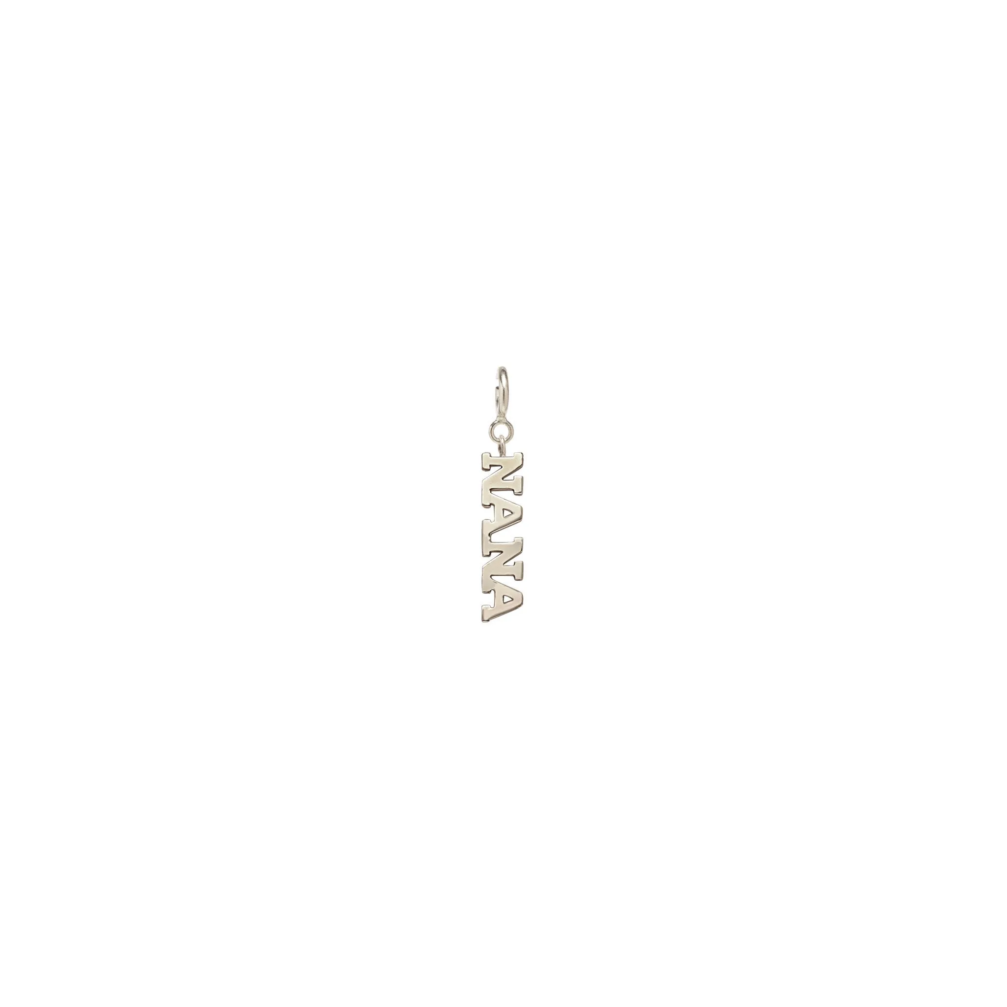 14k Single Itty Bitty NANA Charm