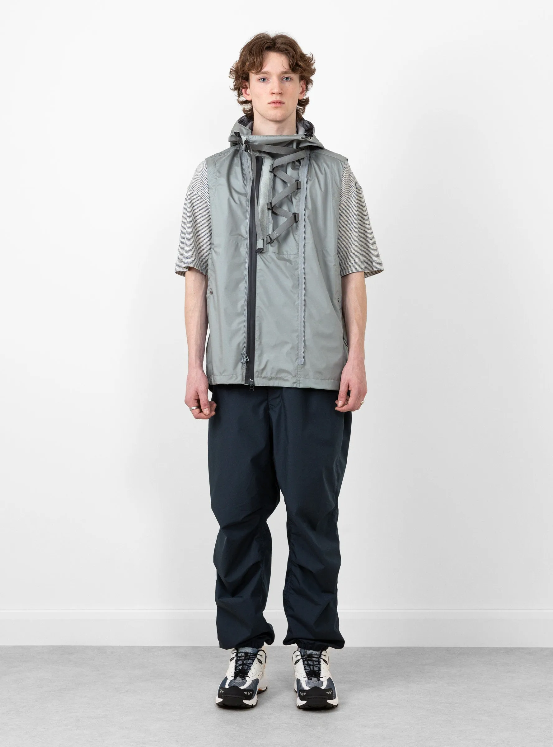 Air Circulation System Rain Jacket Battleship Grey