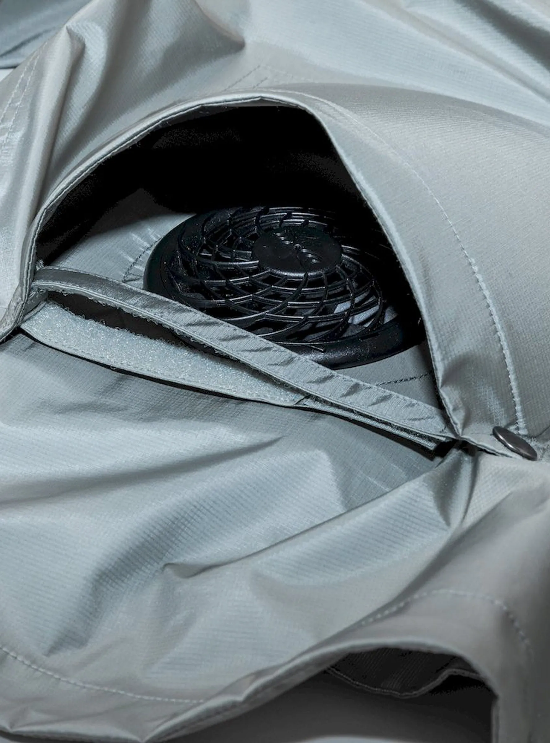 Air Circulation System Rain Jacket Battleship Grey