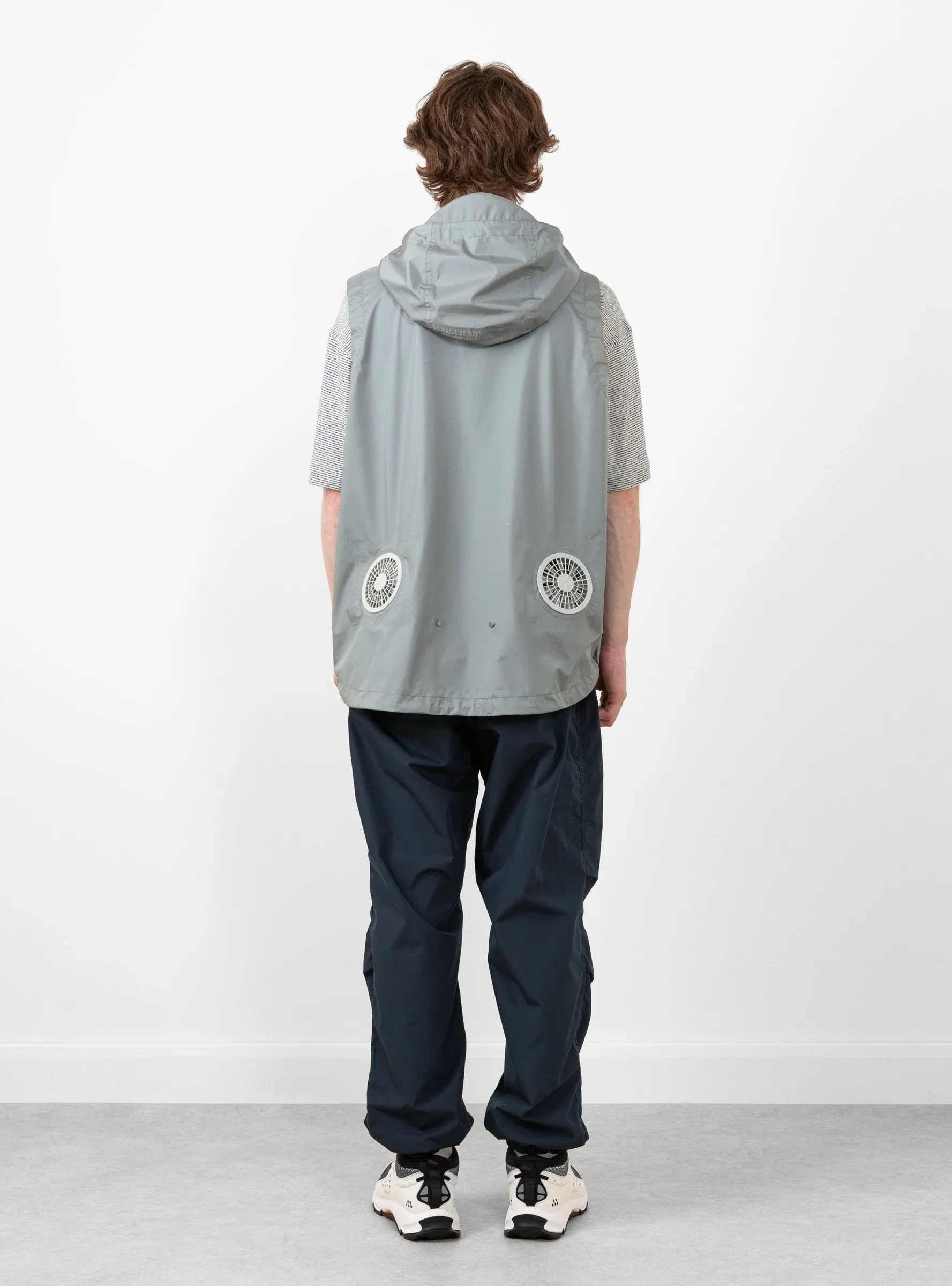 Air Circulation System Rain Jacket Battleship Grey