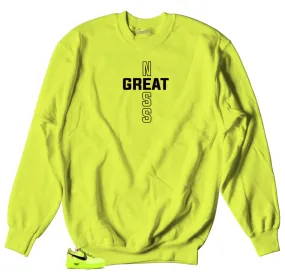 Air Force 1 Volt The Ten Sweater - Greatness Cross - Volt