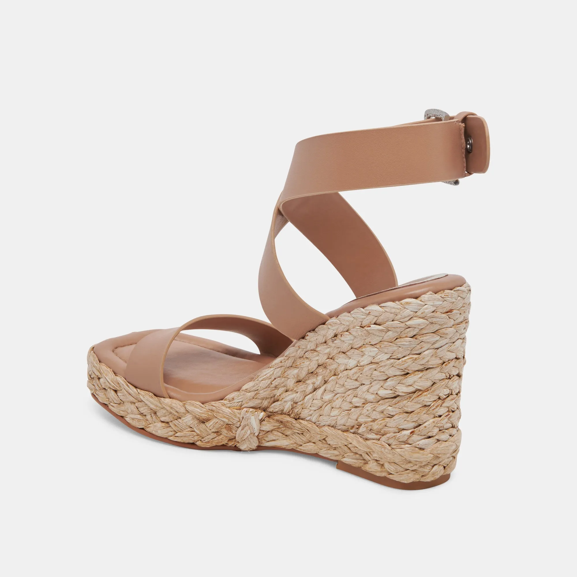 ALDONA WEDGES CAFE LEATHER