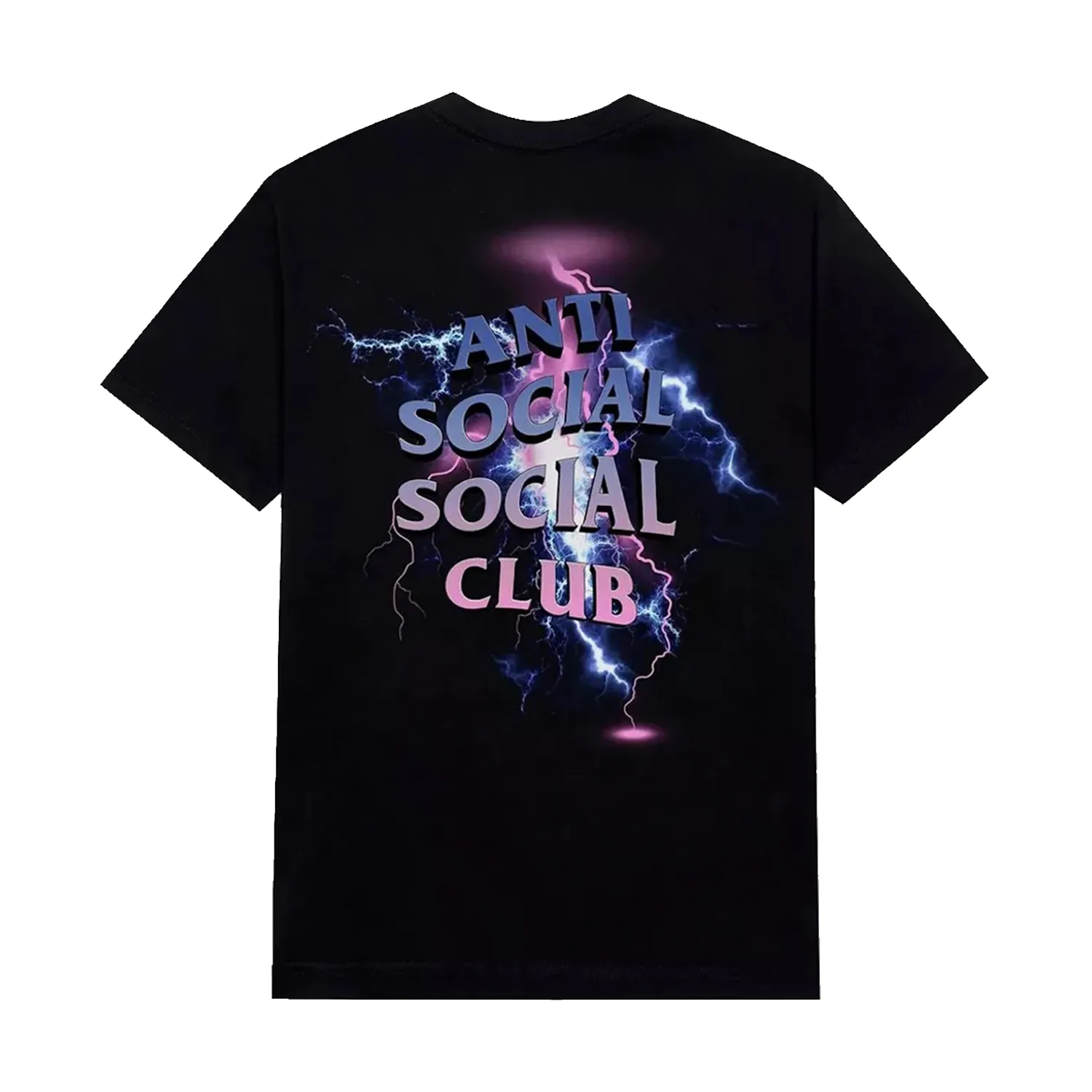 Anti Social Social Club Bolt From The Blue Tee Black