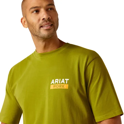 Ariat Men's Rebar Cotton Strong Roughneck Graphic Short Sleeve T-Shirt