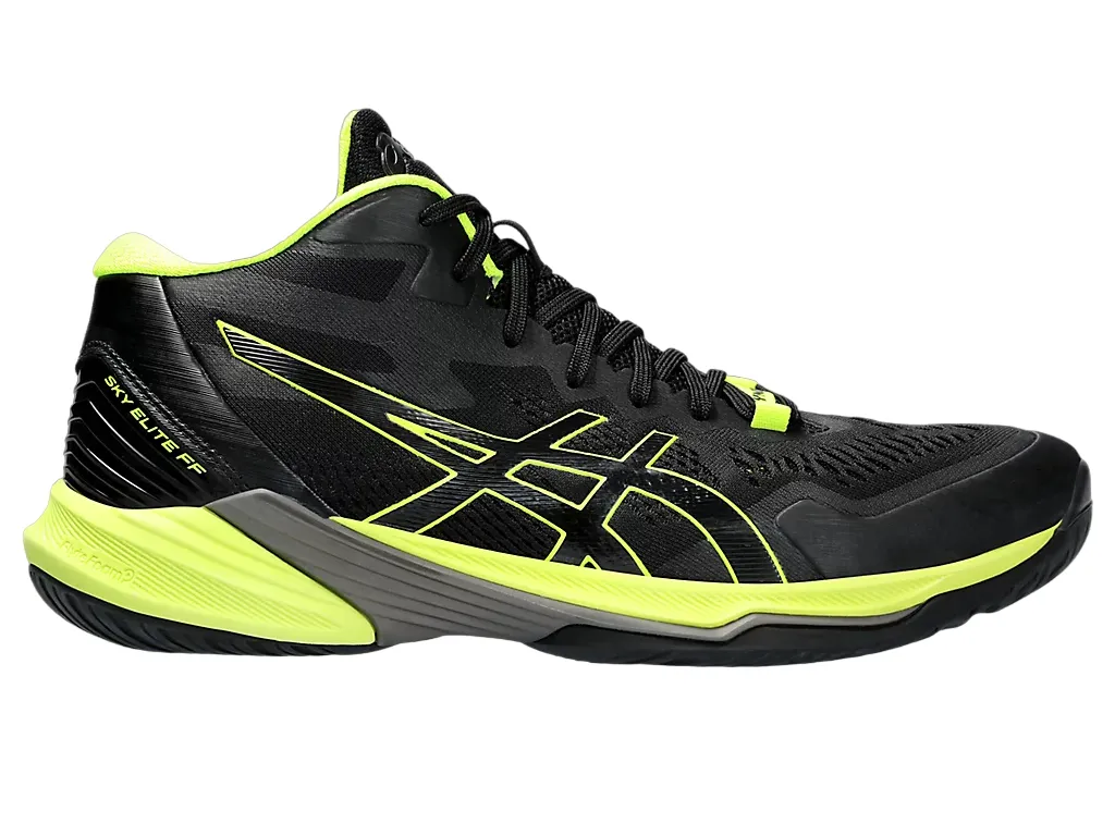 Asics men's volleyball shoe Sky Elite FF MT 1051A065-004 black-fluo yellow