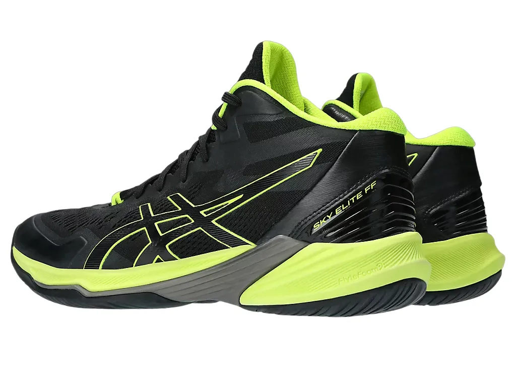 Asics men's volleyball shoe Sky Elite FF MT 1051A065-004 black-fluo yellow