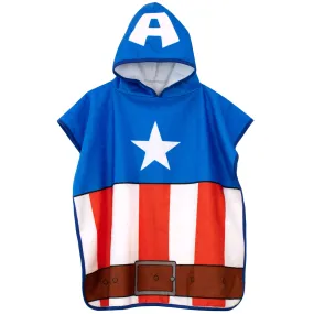 Avengers Captain America Towel Poncho