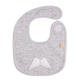 Baby Gi Grey Angel Wings Bib