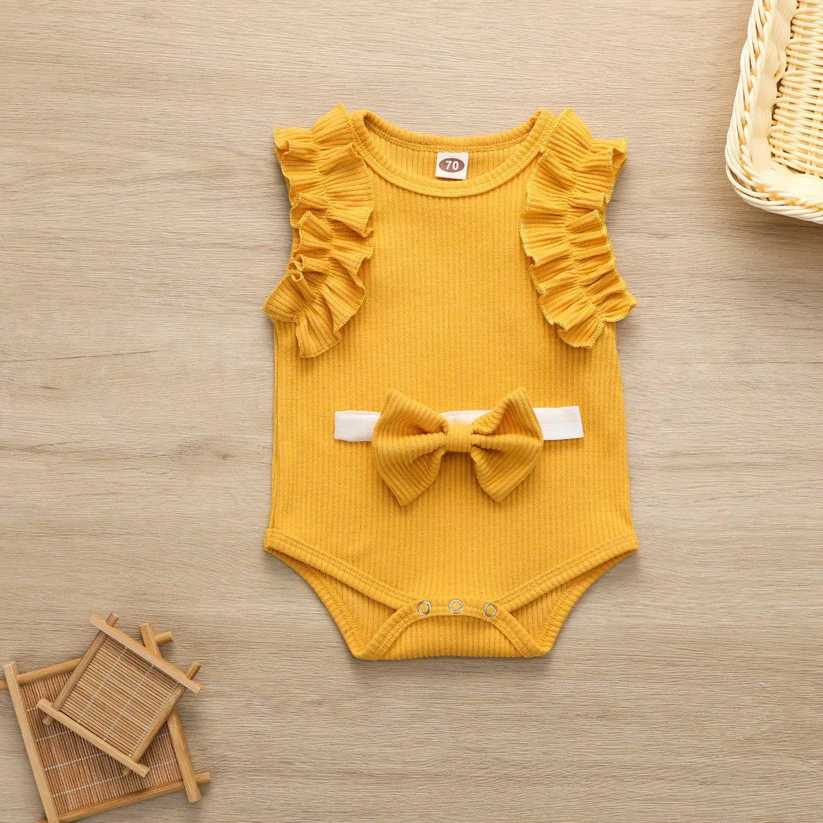 Baby Knit Cotton Romper