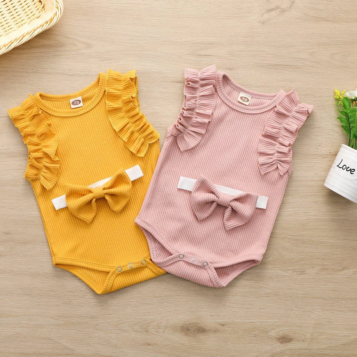 Baby Knit Cotton Romper