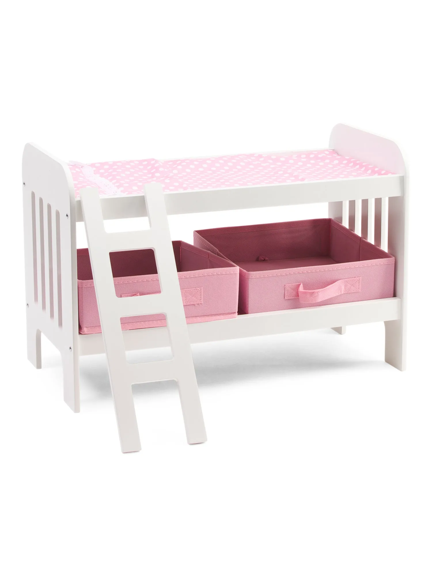 BADGER Kids Doll Bunk Bed With Ladder American Girl Doll Bed