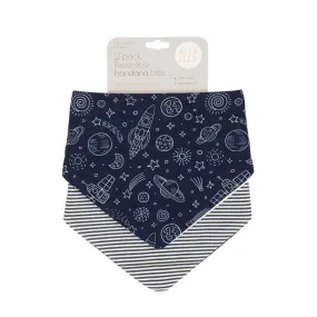 Bandana Bibs 2pk - Outer Space