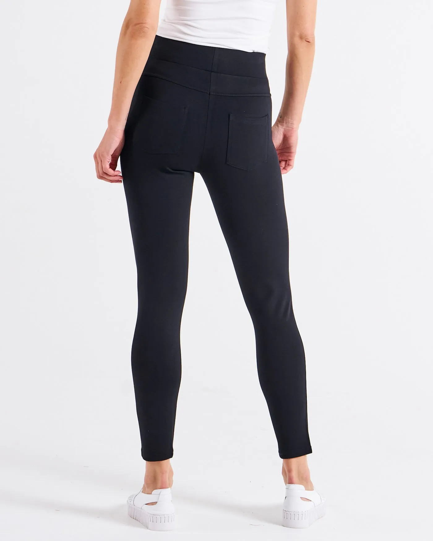 Betty Basics Priscilla Ponte Legging - Black