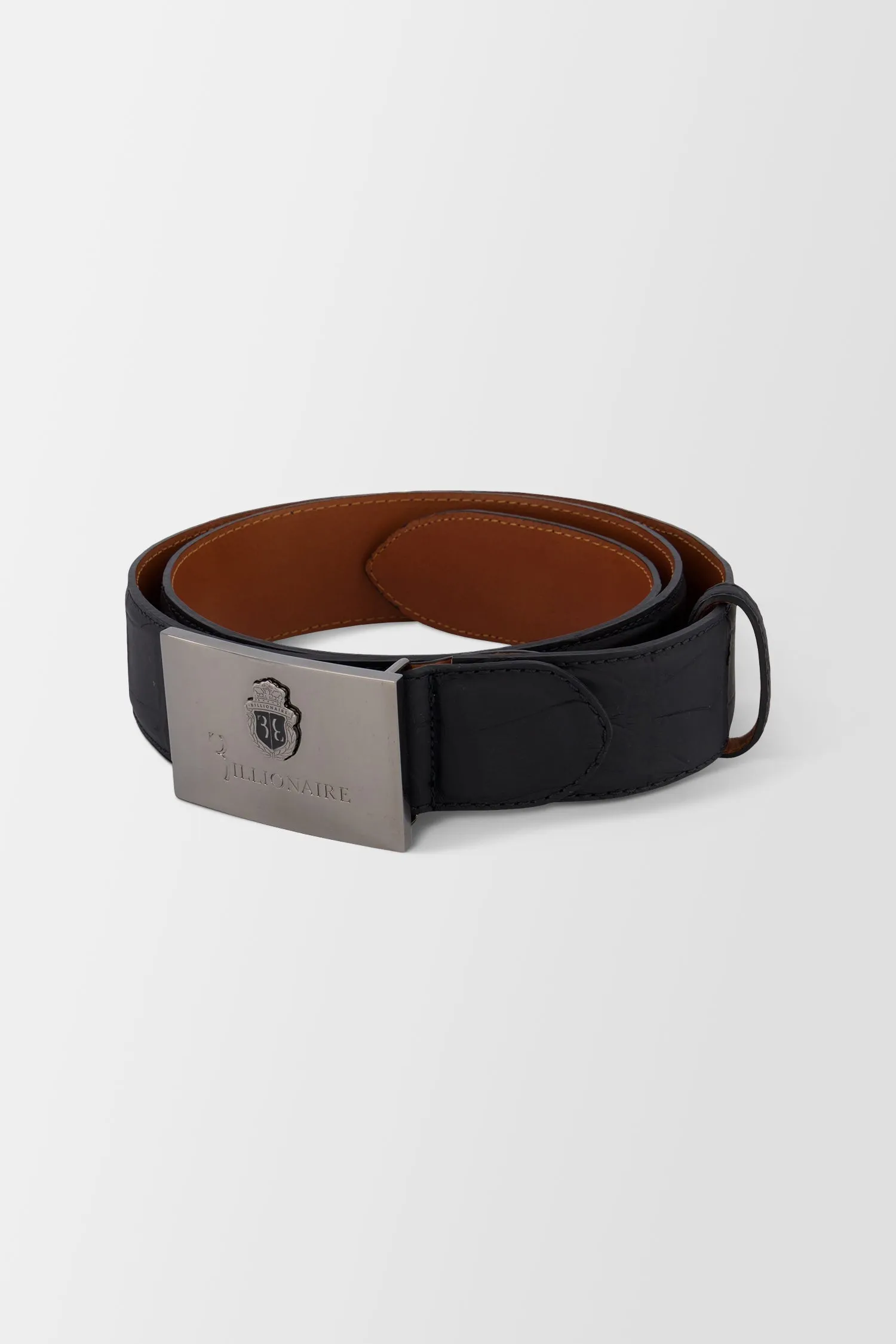 Billionaire Black/Black Nickel Luxury Belt