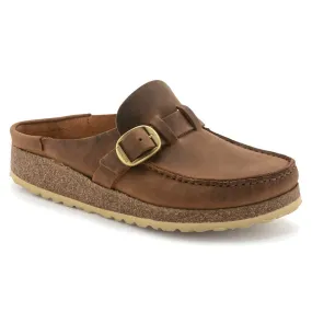 Birkenstock Women's Buckley Oiled Leather (Cognac - Regular fit)