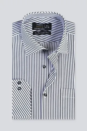 Black Bengal Stripe Formal Shirt