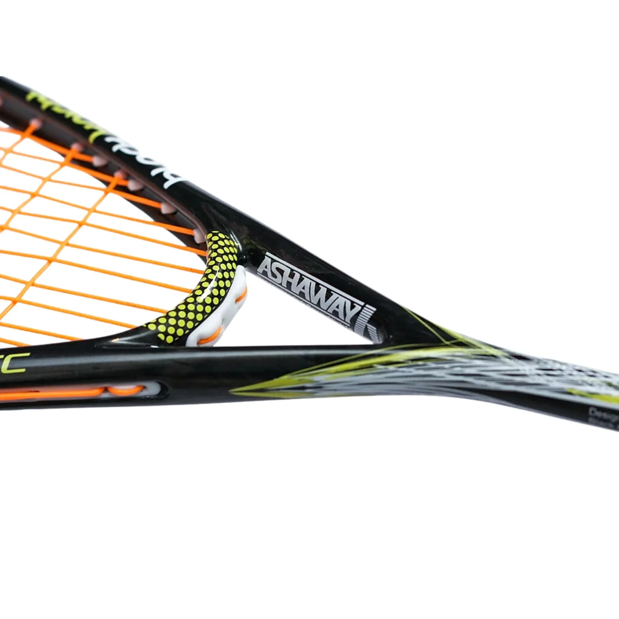 Black Knight SQ-2630 QUICKSILVER TC Squash Racket [Black/Yellow/Lime]