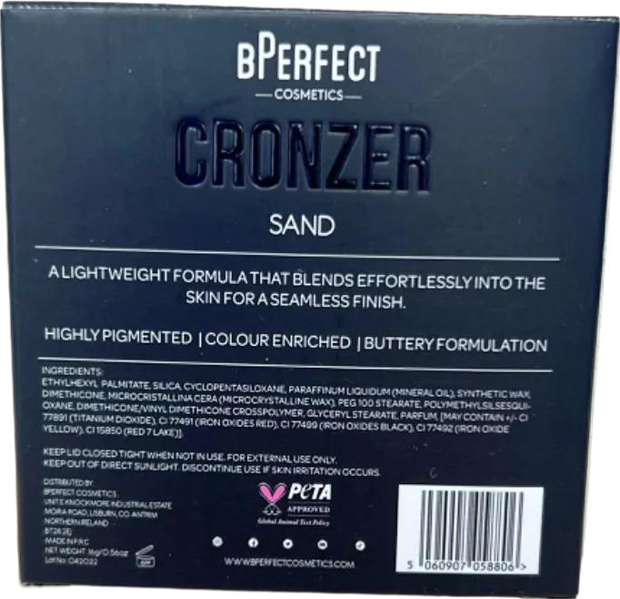 bPerfect Cosmetics Cronzer Cream Bronzer Sand