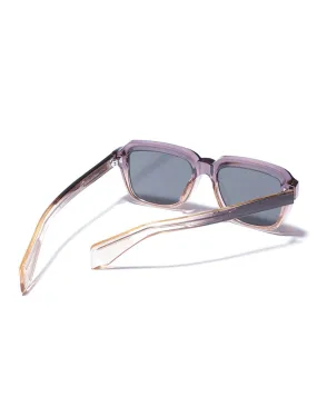 Brown Toned with Polycarbonate UV Protected Lens Rectangle Sunglass for women