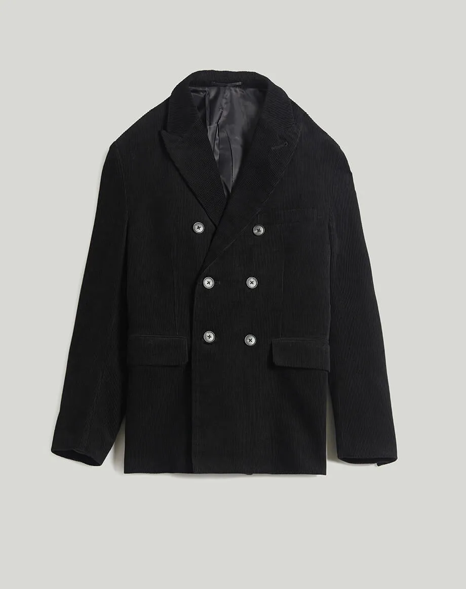 BURROUGHS CORD MEN’S BLAZER | BLACK