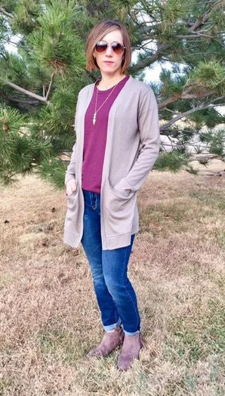 Capsule Cardigan PDF Sewing Pattern in Sizes XXS to 3XL