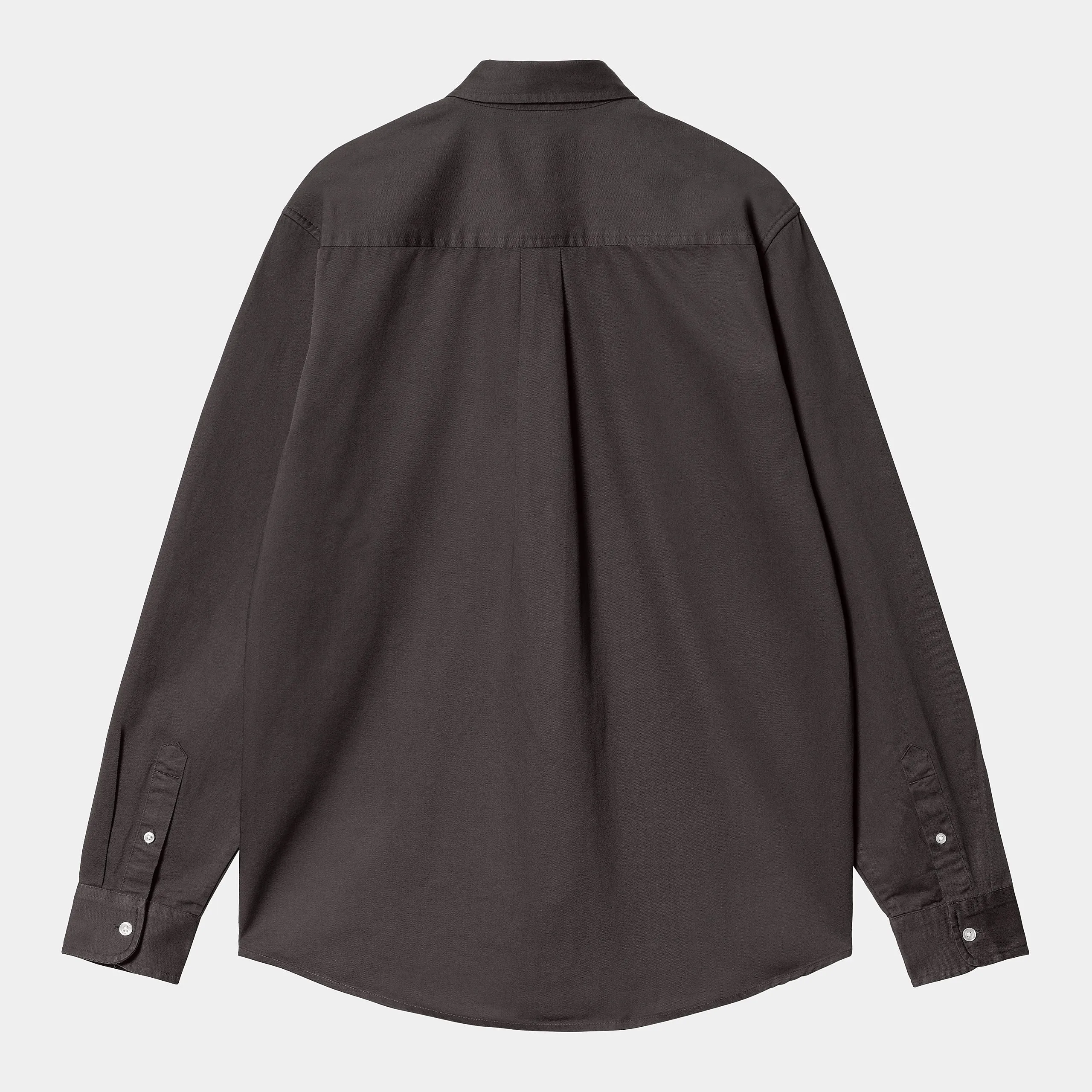 Carhartt L/S Madison Shirt - Charcoal/White