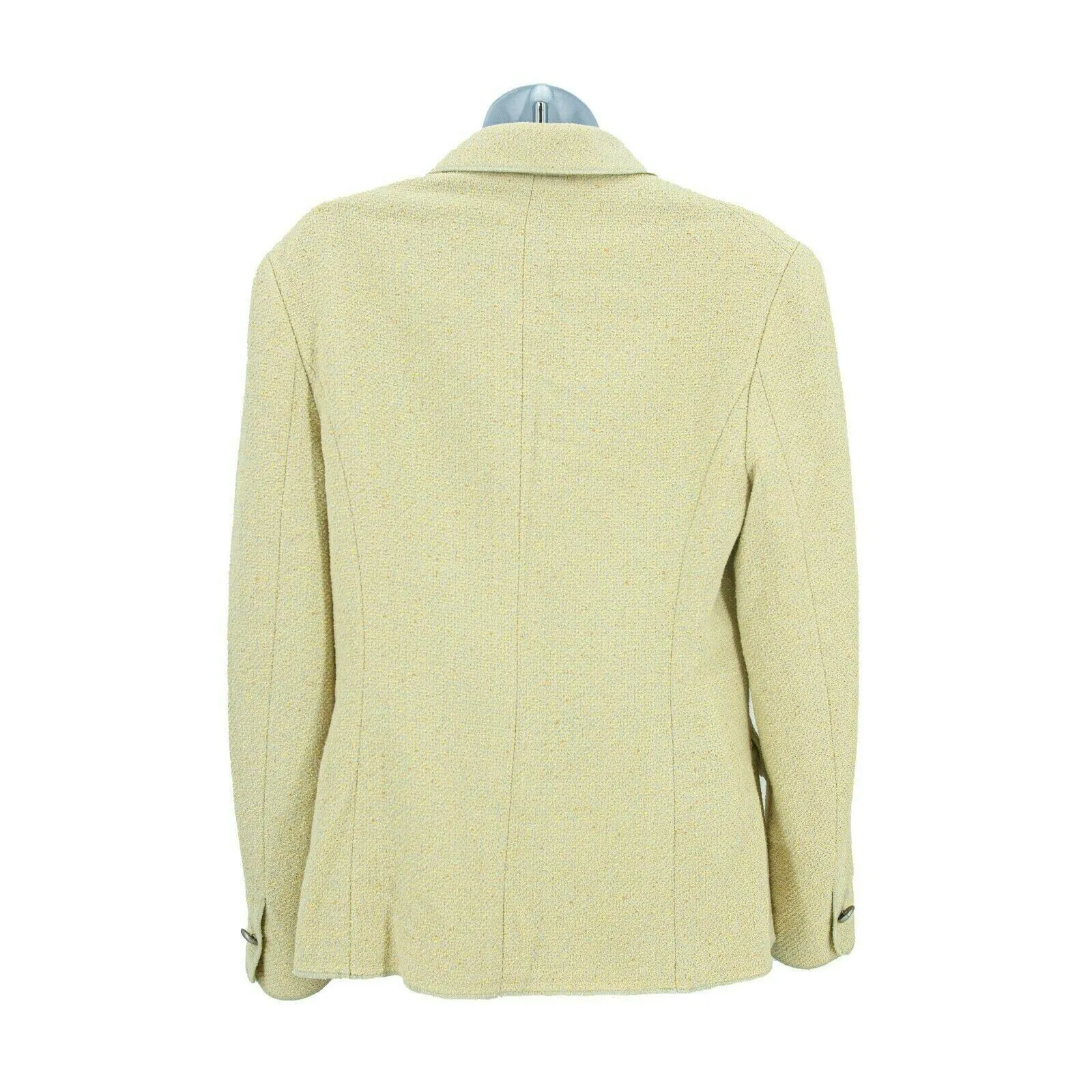 Chanel - Vintage 98P Blazer - Single Breasted Pastel Chartreuse - 42 - US Large