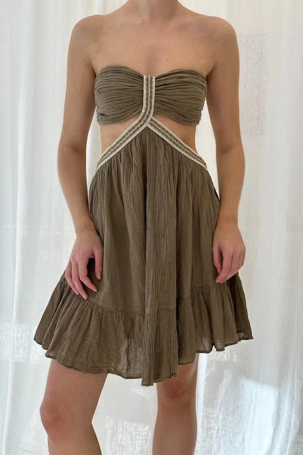 Chloe Mini Dress Mocha