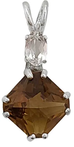 Citrine Mini Magician Stone? with Oval Cut Danburite