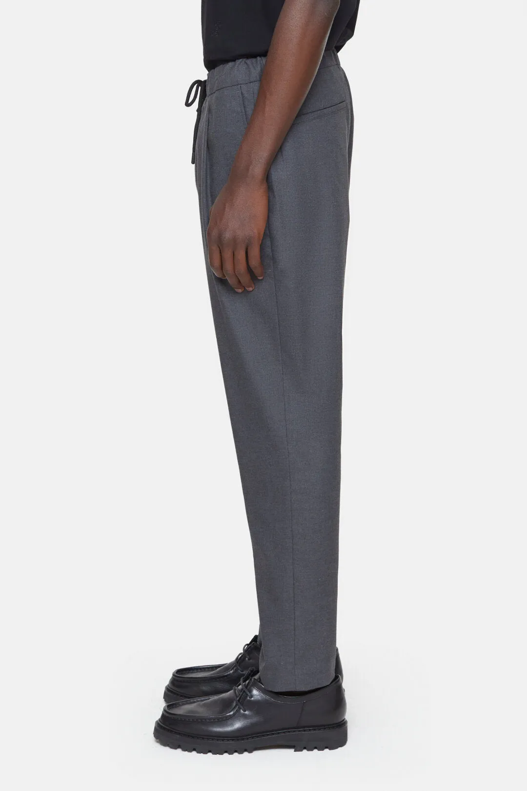 Closed Dark Grey Cotton Wool Vigo Tapered Pant