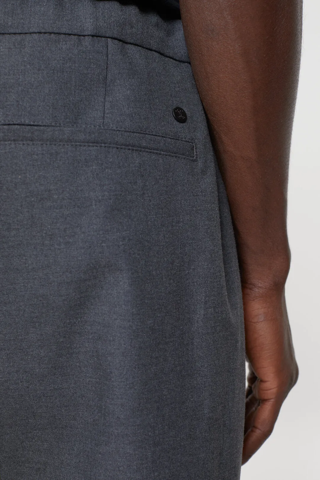 Closed Dark Grey Cotton Wool Vigo Tapered Pant