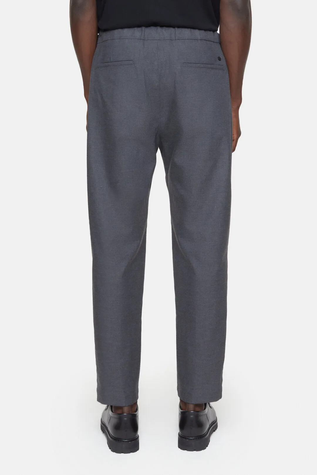 Closed Dark Grey Cotton Wool Vigo Tapered Pant