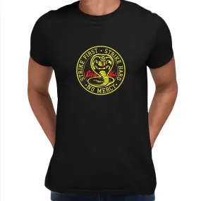 Cobra Kai T-shirt Karate Kid Movie Kung Fu Martial Arts Retro Gift Top ALL SIZES Unisex T-Shirt