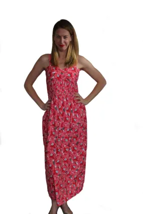 Cotton Floral Maxi Dress