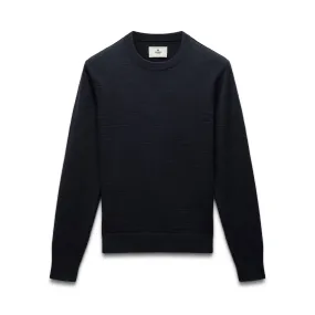 Cotton Slub Laurel Crewneck