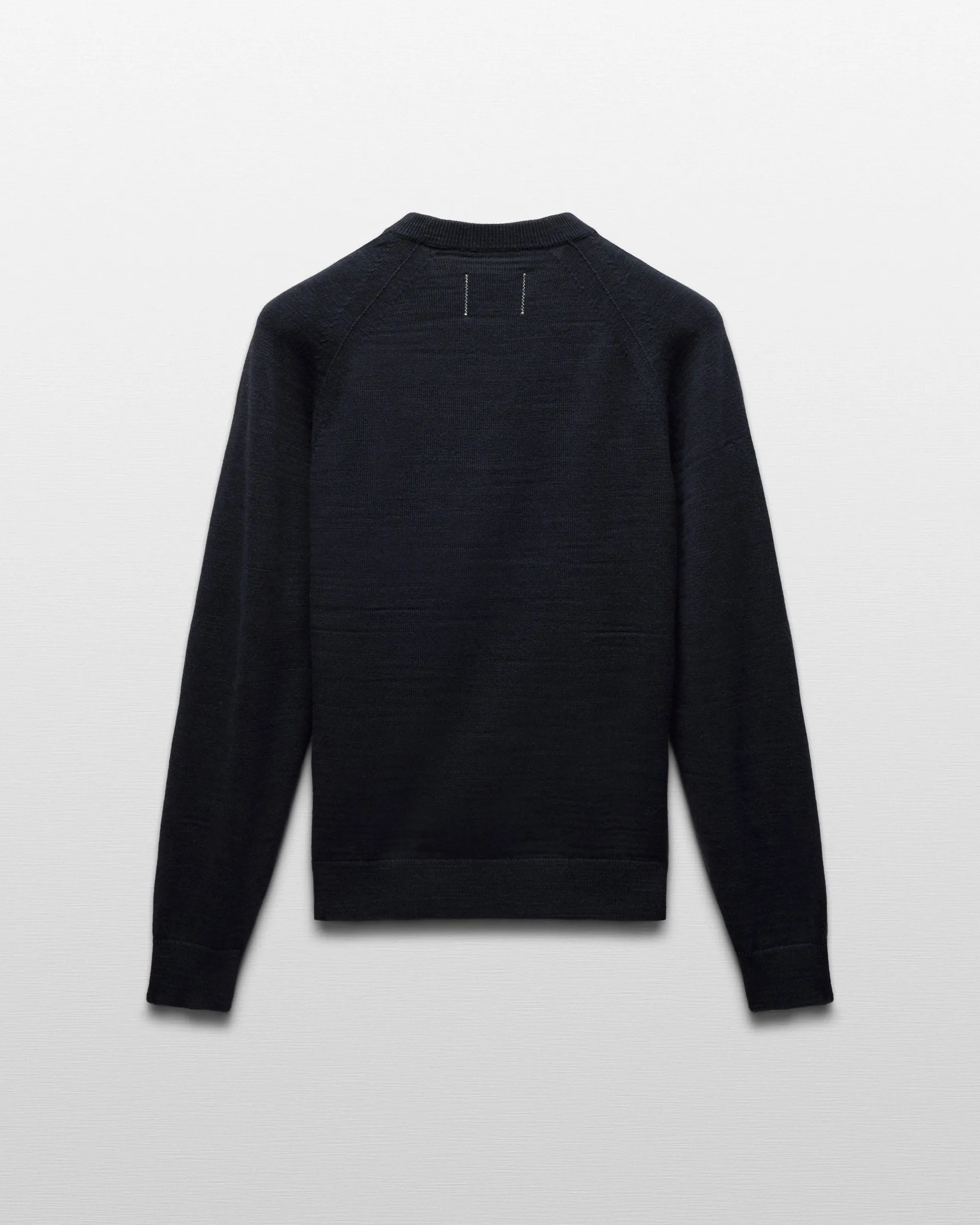 Cotton Slub Laurel Crewneck