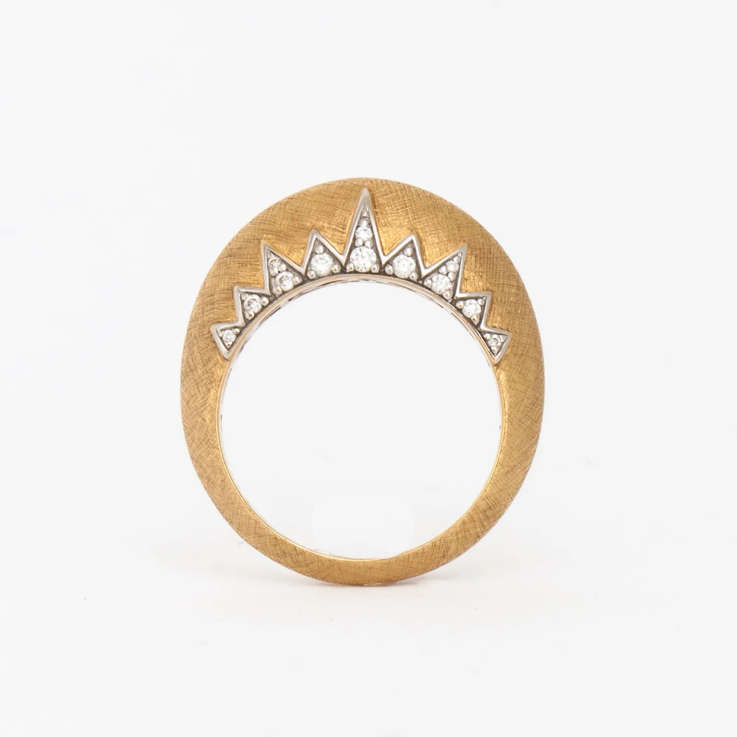 Domed Crown Ring