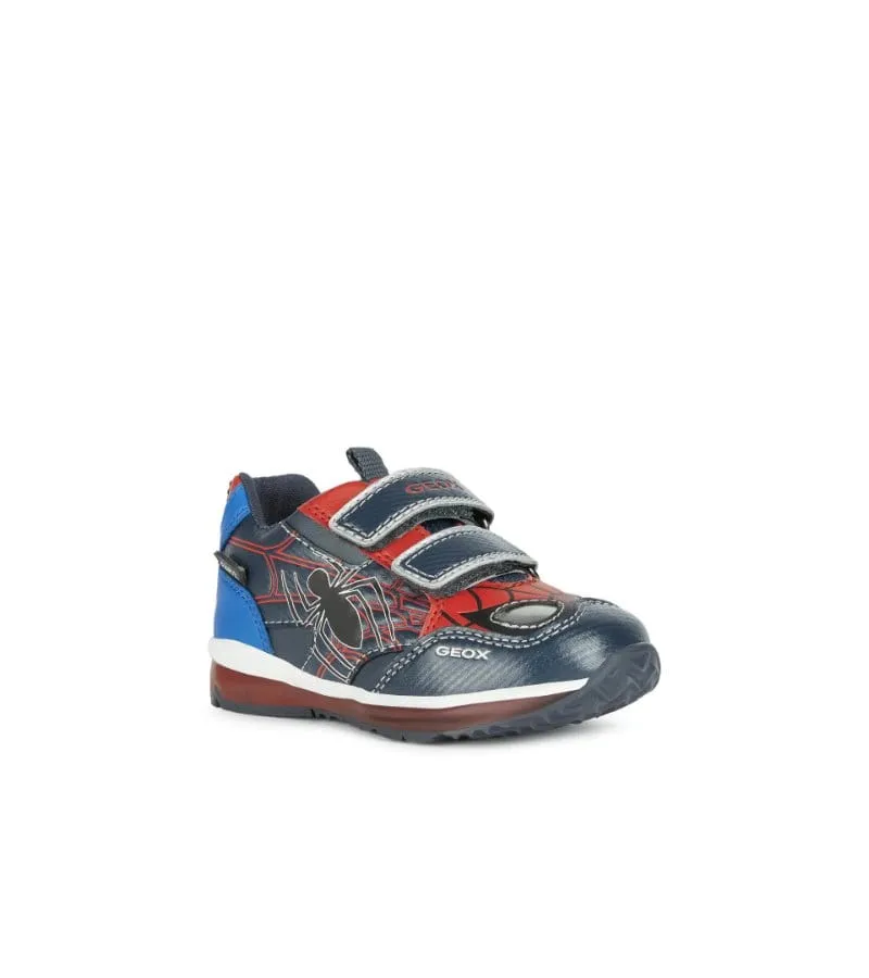 Geox Infant Boys Spiderman Todo Light Up Runner B2584A