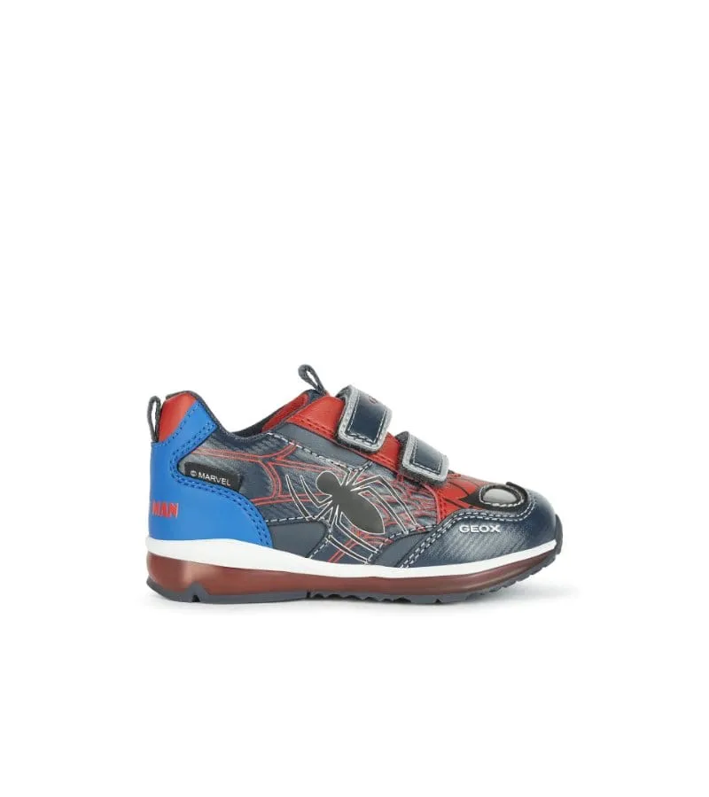 Geox Infant Boys Spiderman Todo Light Up Runner B2584A