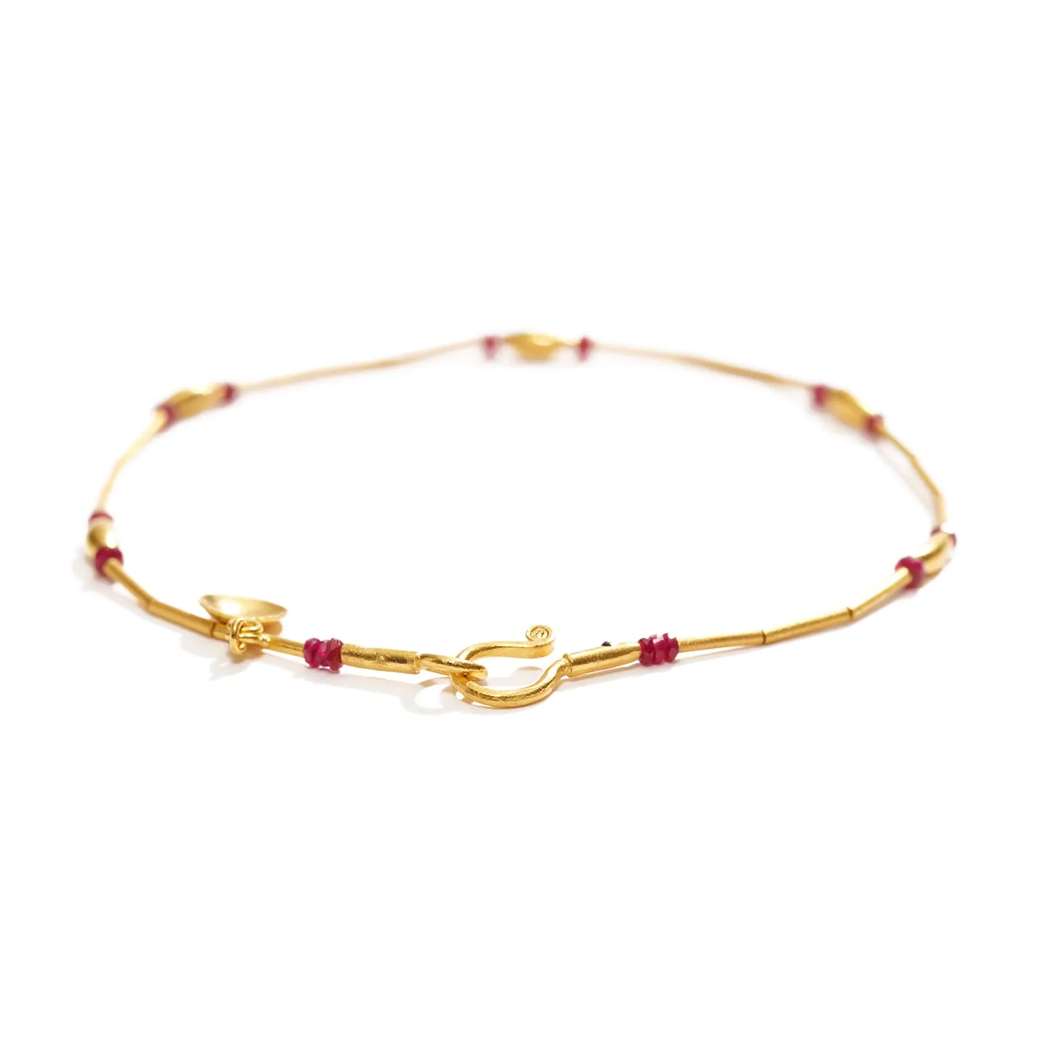 Gold and Ruby Bracelet