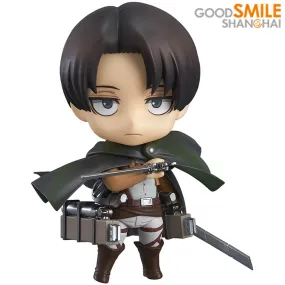 Good Smile Original Nendoroid 390 Attack On Titan Levi Ackerman Collectible Anime Figure Action (GSC Collection)