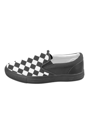 Harlequin Nights Men's Slip-on Canvas Shoes