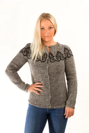 Hruni Wool Cardigan Grey