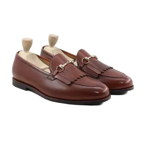 Ifeta - Men's Reddish Brown Calf Leather Loafer