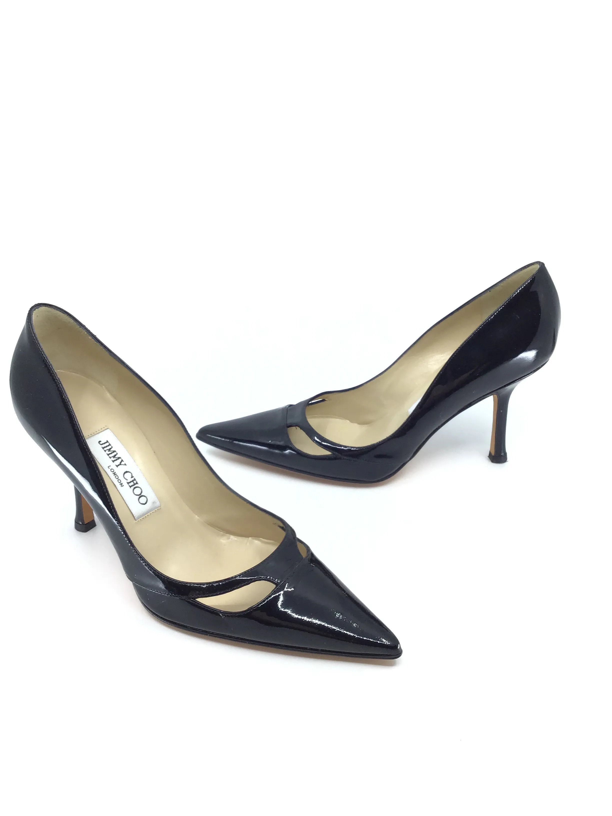 Jimmy Choo Patent Leather Point-Toe Pumps Size 7