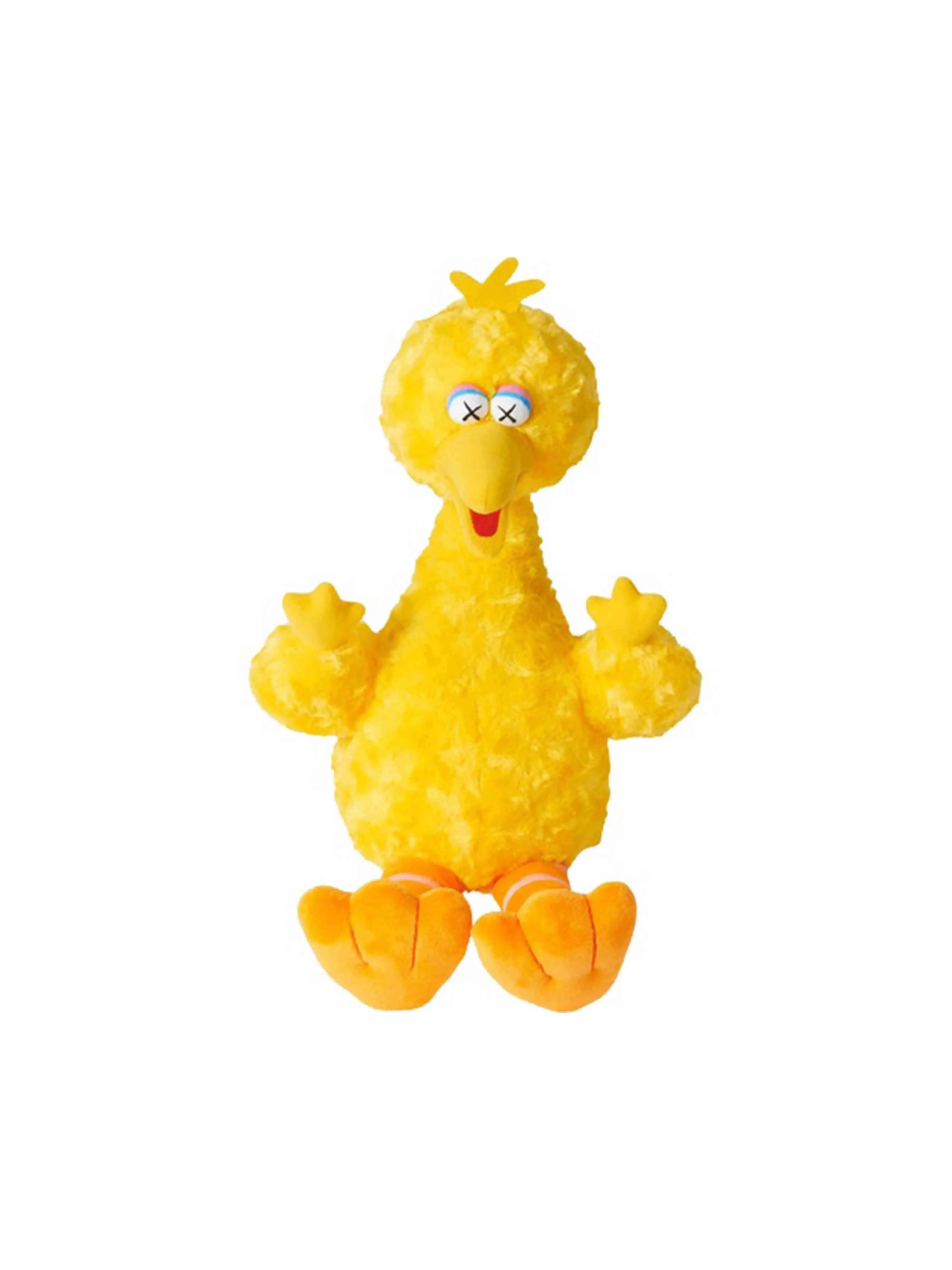 KAWS Sesame St Uniqlo Bird Plush Toy Yellow