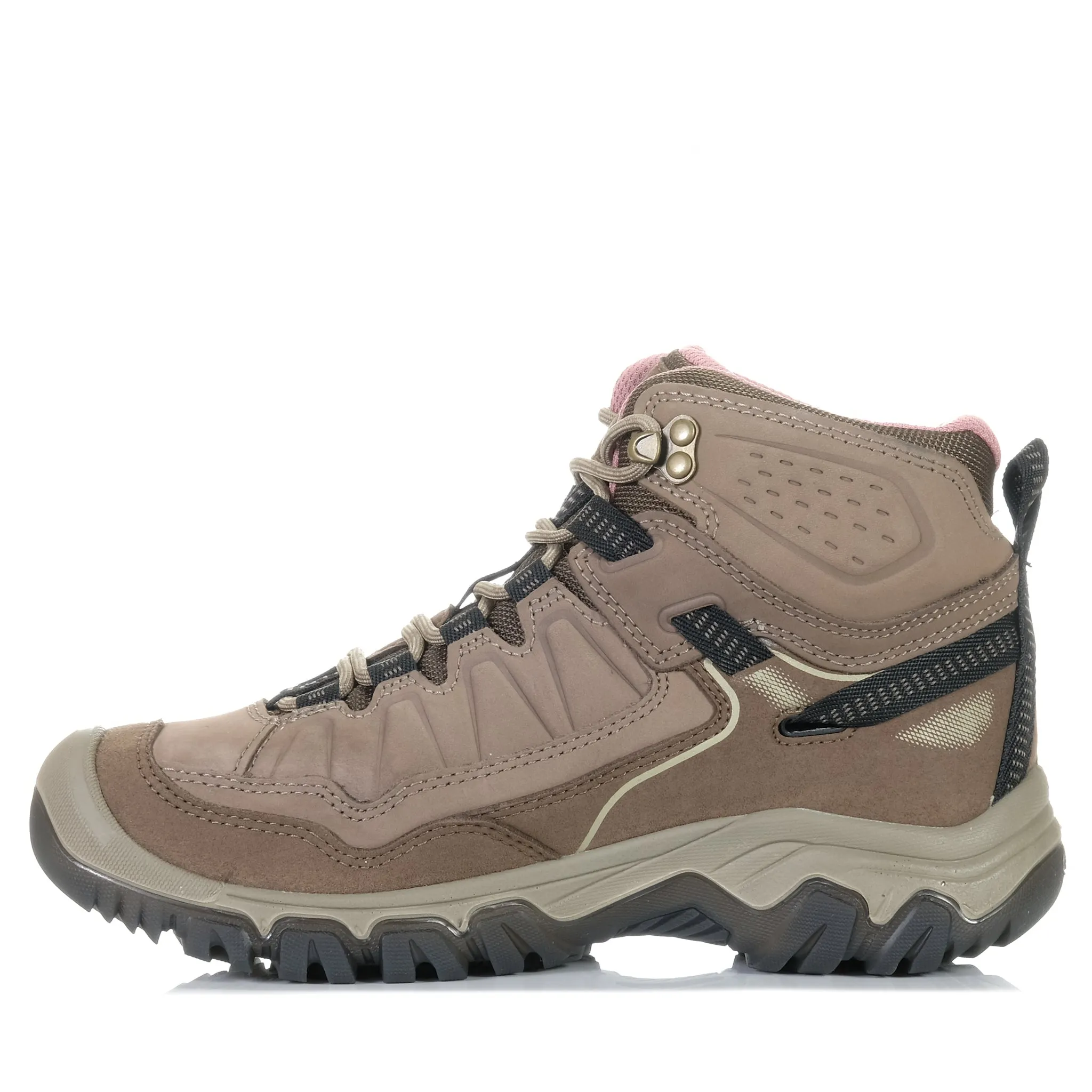 Keen Women's Targhee IV Mid Waterproof Brindle/Nostalgia Rose