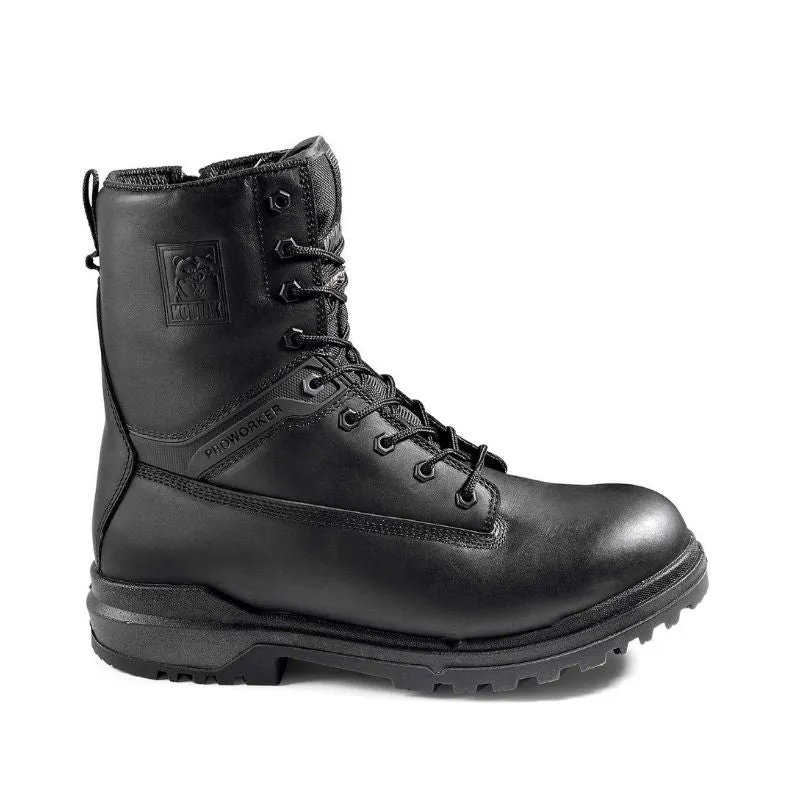 Kodiak ProWorker MASTER Men's 8" Composite Toe Work Boot with Side Zip KD0A4TECBLK - Black