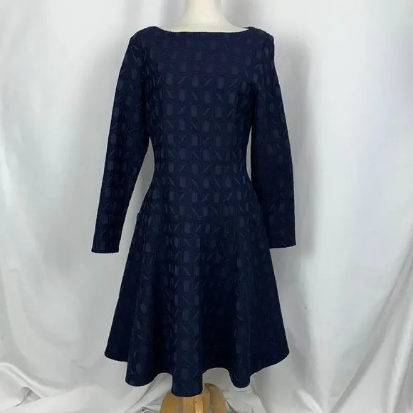 Lela RoseNWT Navy Brocade Dress