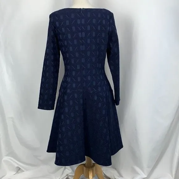 Lela RoseNWT Navy Brocade Dress